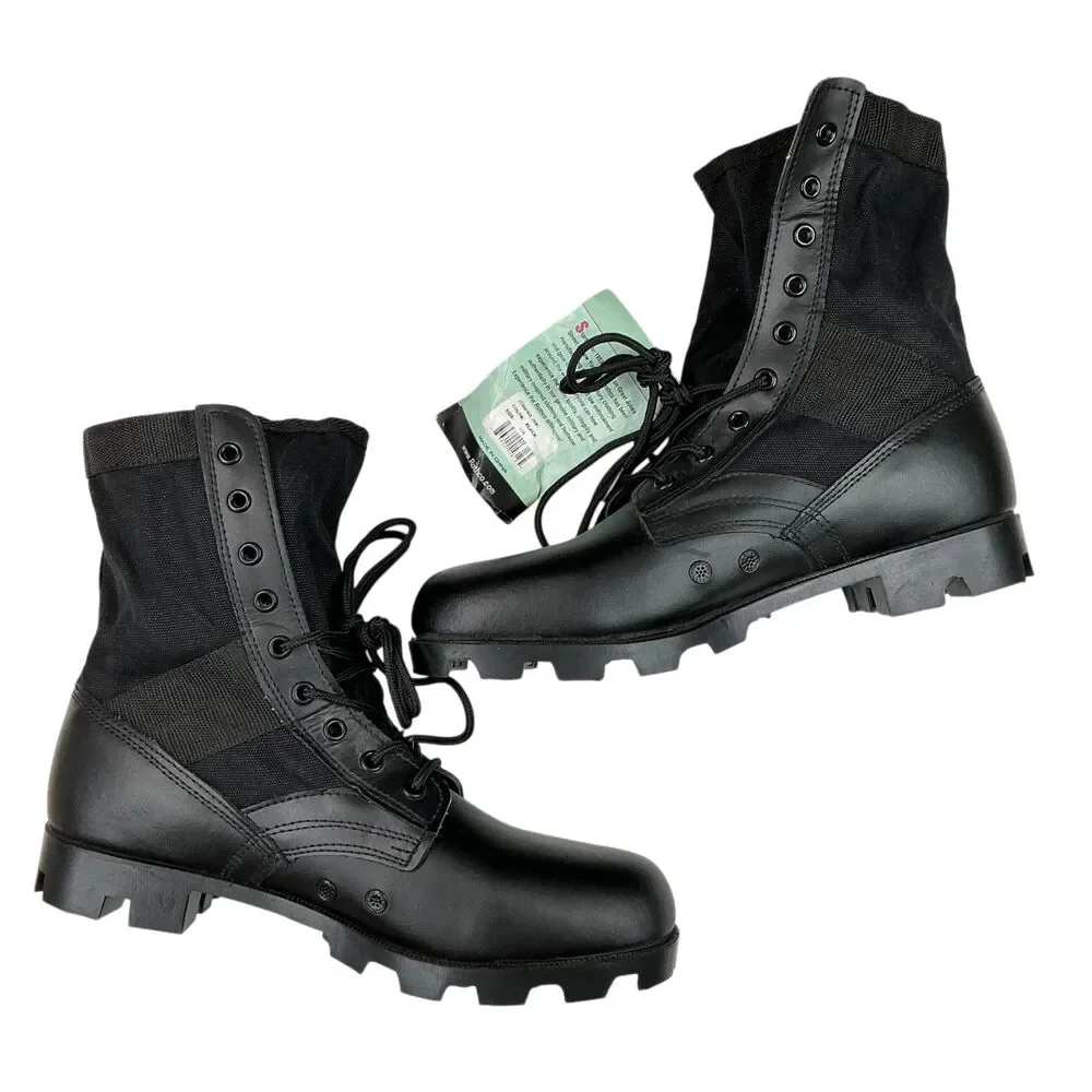 Rothco 5081 Black Leather Military G.I. Style 8